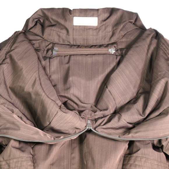 Obermeyer Ski Snowboard Jacket Coat Women 10 Brown Hooded Outdoor Winter Sporty - Picture 10 of 15